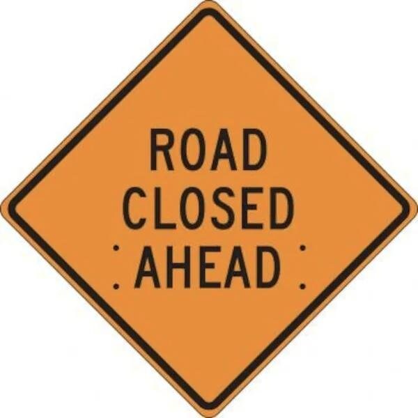 Accuform ROLLUP CONSTRUCTION SIGN ROAD FRC427MV FRC427MV - main